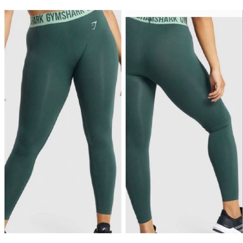 Gymshark Women’s Green Seamless Legging Workout Pants Sz Small NEW